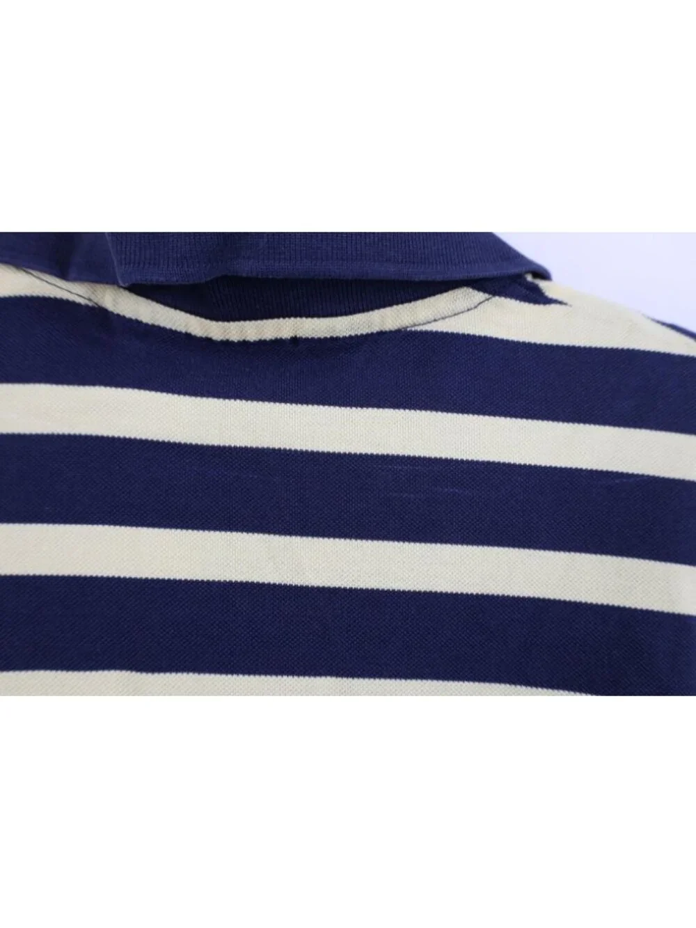 Vintage Polo Golf Ralph Lauren Mens Medium Faded Striped Color Block Polo Shirt